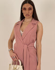 SALDO Tailleur FARAH - Completo gilet con cintura e pantalone