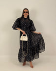 Abito EBRU - Abito lungo a pois - COLLEZIONE CHIC