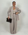 Tailleur DIAMOND - Giacca modello blazer e Pantaloni palazzo - top quality
