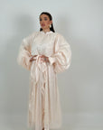 Abito ORGANZA - abito collezione chic - abito lungo tessuto effetto sirena