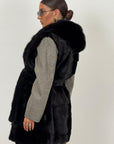 Pelliccia in visone Black N121 - gilet limite Edition