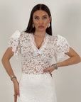 Abito AMBER - abito longuette in pizzo - tessuto elastico - COLLEZIONE CHIC