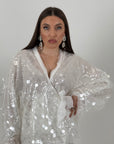 Completo PEONY - completo blusa in paillettes con gonna - COLLEZIONE CHIC