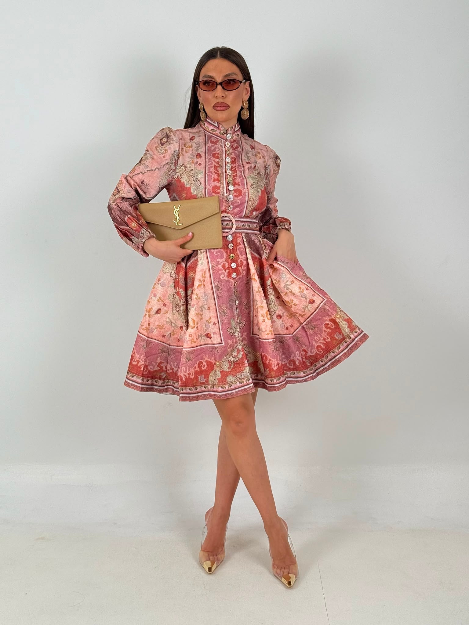 Abito MIRIANA - abito corto con cintura COLLEZIONE CHIC