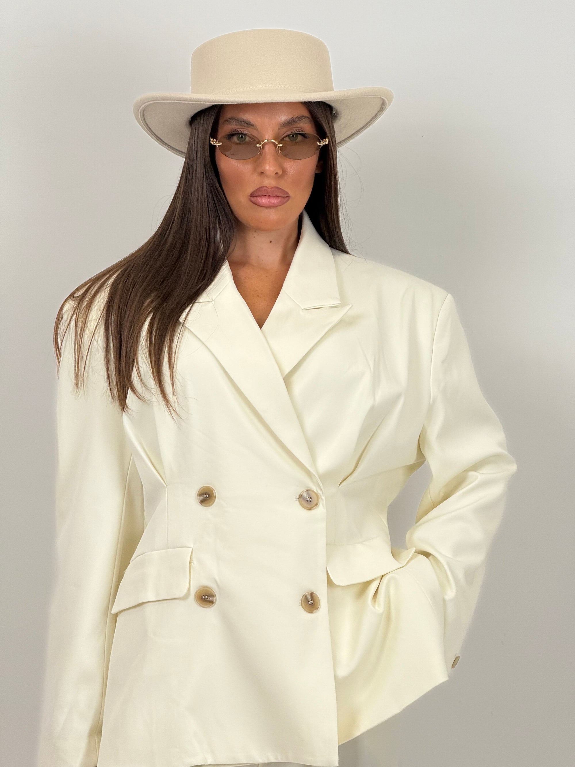 Tailleur LUMINA - tailleur giacca Over e pantaloni palazzo - top quality