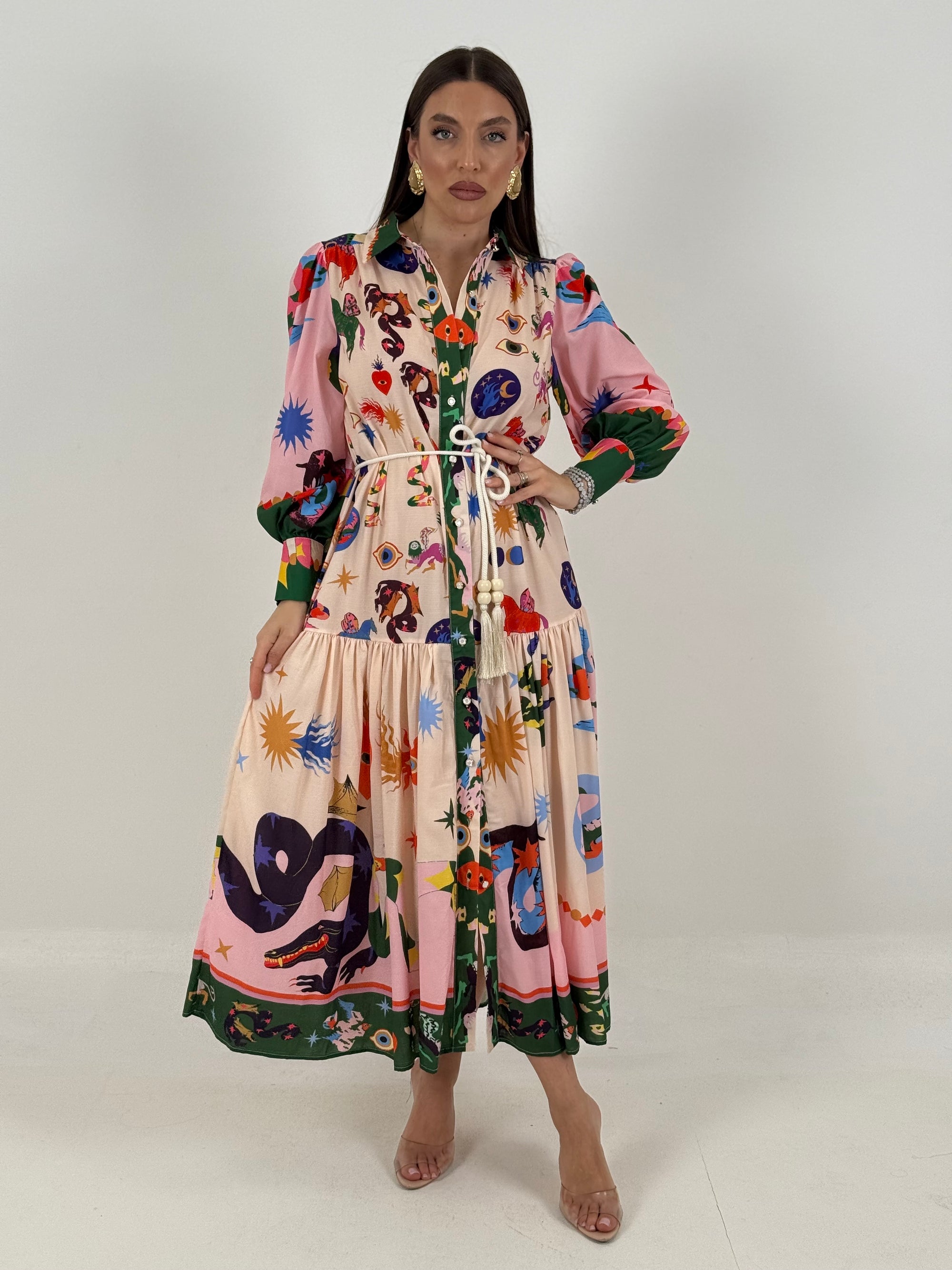 Abito MELINA - Abito lungo COLLEZIONE CHIC