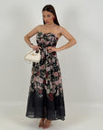 Abito ABBY - Abito lungo scollo a cuore - COLLEZIONE CHIC
