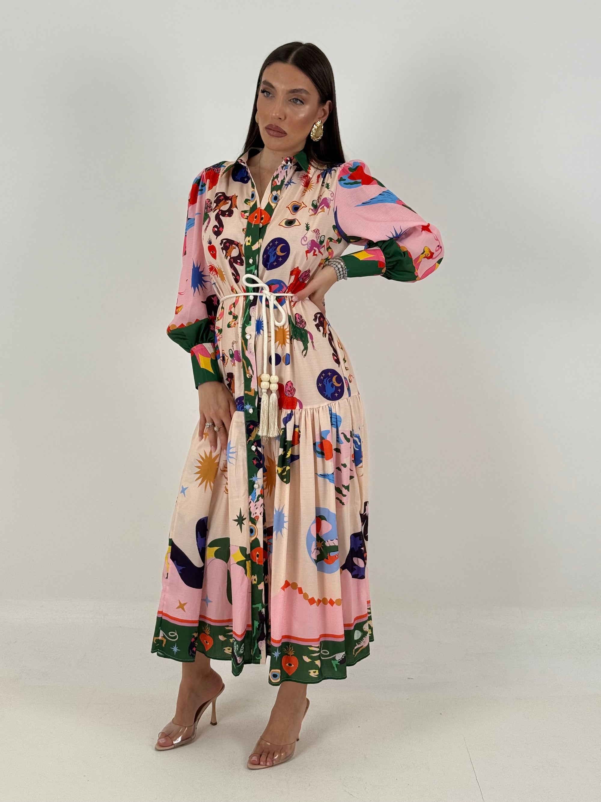 Abito MELINA - Abito lungo COLLEZIONE CHIC
