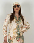 Cordset GREEN - completo composto da camicia e pantalone a fantasia