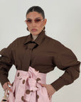Camicia JUST WEST con cravatta