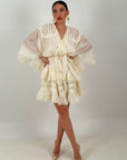 Abito LELLA - abito corto con trasparenze e pizzo COLLEZIONE CHIC