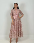 Abito ROSSELLA - Abito lungo a fantasia - COLLEZIONE CHIC