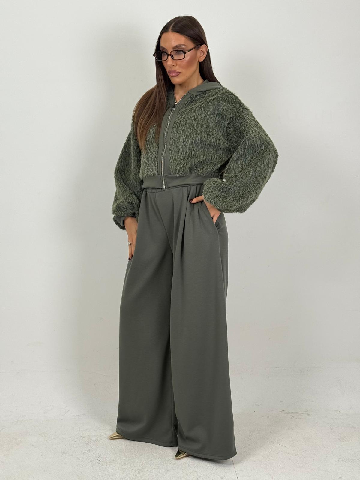 Tuta HILDA - Completo felpa con zip e pantalone
