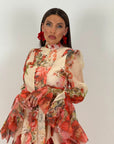 Abito PRINZESSIN - abito corto con manica e finale della gonna con rouche COLLEZIONE CHIC