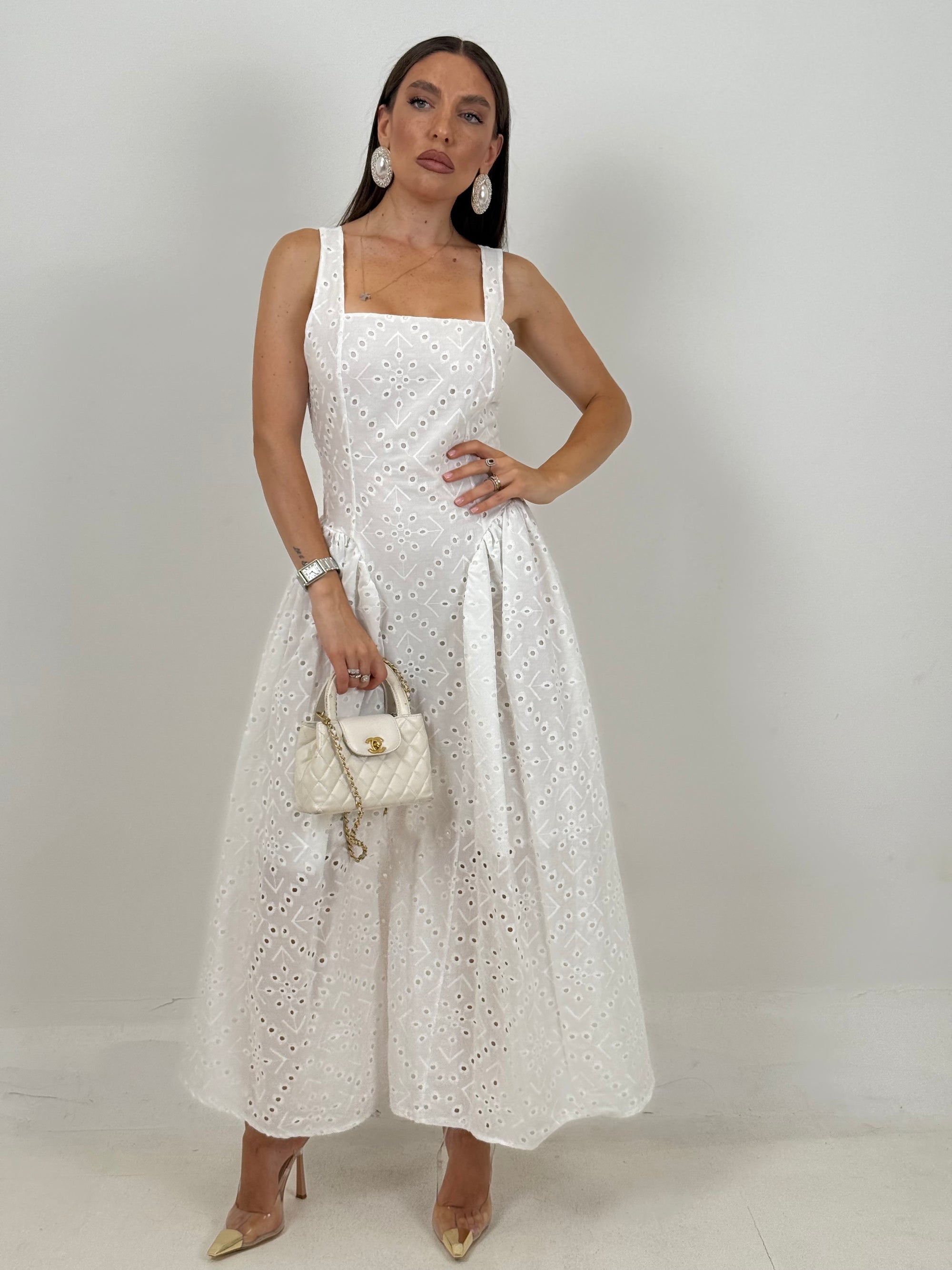 Abito MIDI in pizzo - top quality