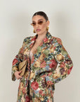 Tailleur BLUME - Completo giacca e pantalone fantasia fiore