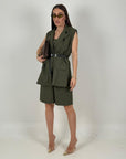 Cordset CAT - Completo gilet e bermuda