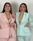 CURVY Tailleur LOLA - Completo giacca bottone unico e pantalone