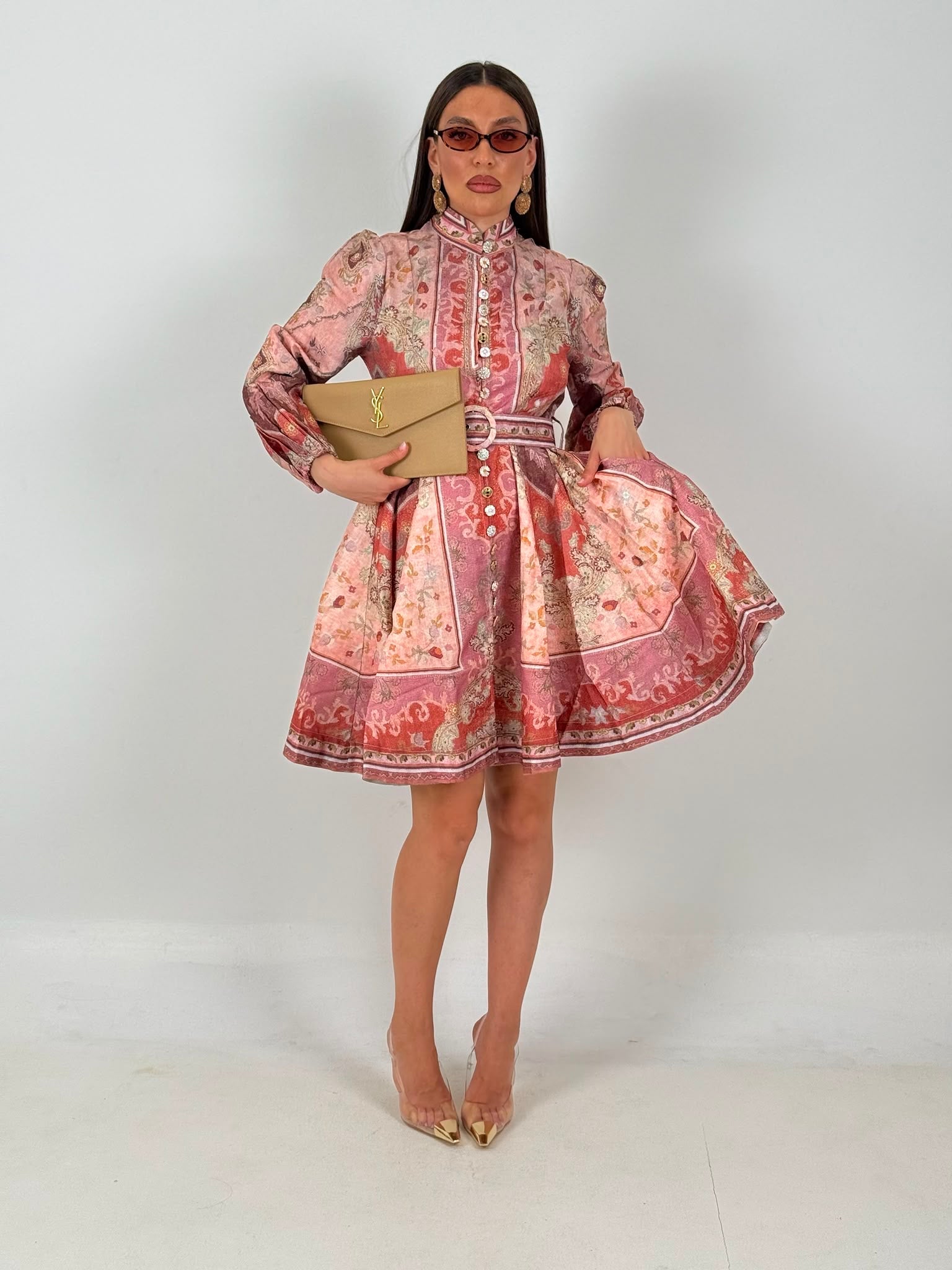 Abito MIRIANA - abito corto con cintura COLLEZIONE CHIC