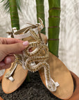 Sandalo gioiello - sandali con serpente in Swarovski