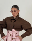Camicia JUST WEST con cravatta
