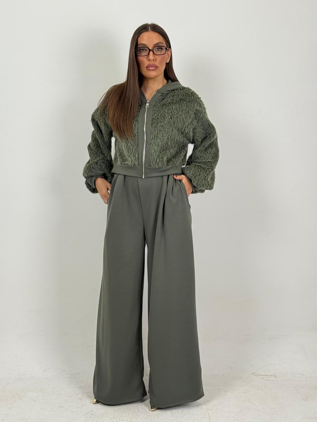 Tuta HILDA - Completo felpa con zip e pantalone