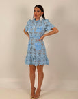 Abito AZZURRINA - abito longuette in pizzo COLLEZIONE CHIC