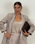 Tailleur DIAMOND - Giacca modello blazer e Pantaloni palazzo - top quality