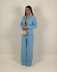 Tailleur LINDA - Completo giacca unico bottone e pantalone