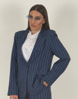 Tailleur CARMELITA - Giacca e bermuda gessato