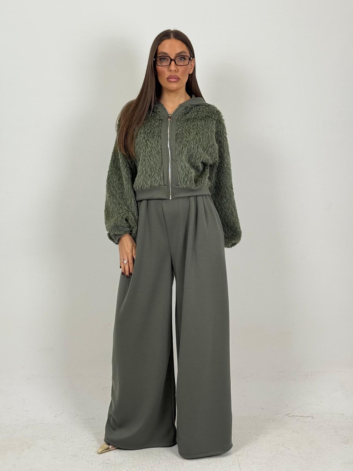 Tuta HILDA - Completo felpa con zip e pantalone