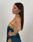 Abito ALTA MAREA - abito fantasia marina con conchiglie e coralli - collezione chic