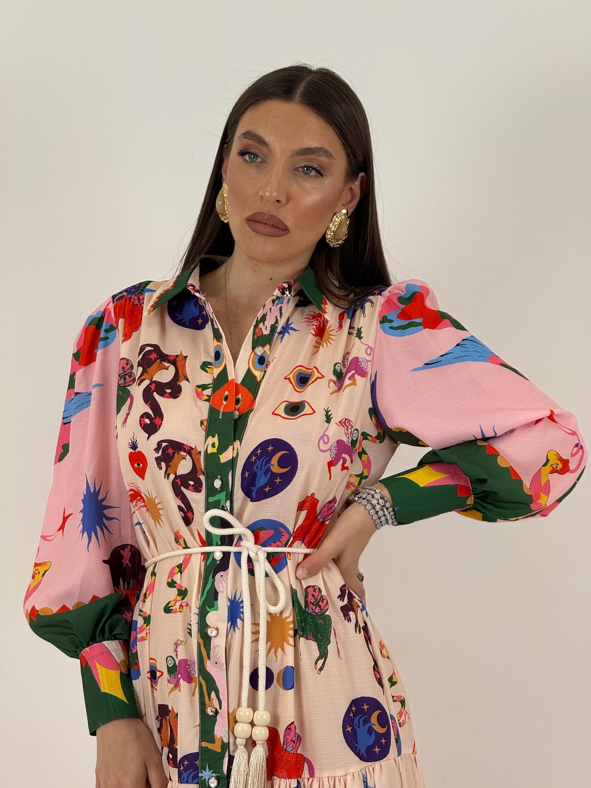 Abito MELINA - Abito lungo COLLEZIONE CHIC
