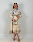 Abito VALERIA - abito longuette fantasia floreale COLLEZIONE CHIC