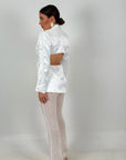 Tailleur LORELLA - LUXURY COLLECTION tailleur pantalone con perle e giacca effetto seta