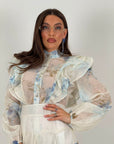 Completo SYRIA - completo composto da camicia con bottoni gioiello e gonnellone