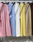 Cordset TALISSA - Completo blusa con cintura e pantalone