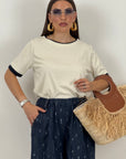 T-shirt bicolor