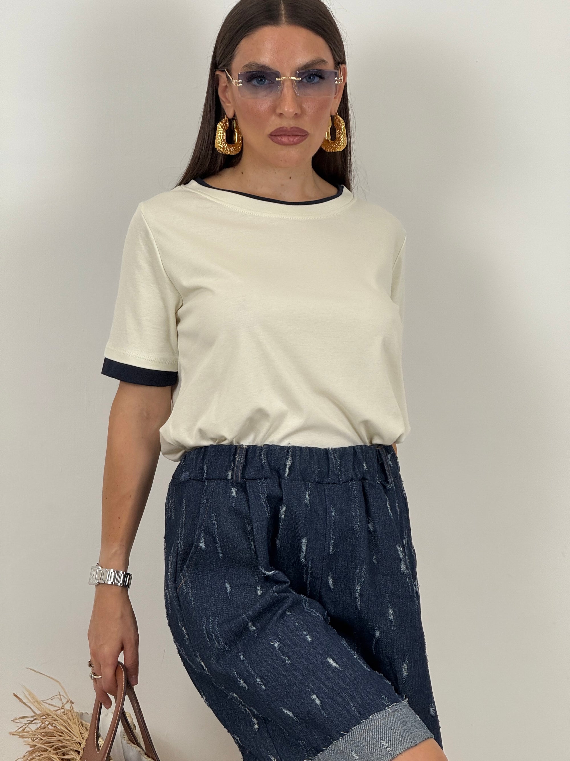T-shirt bicolor