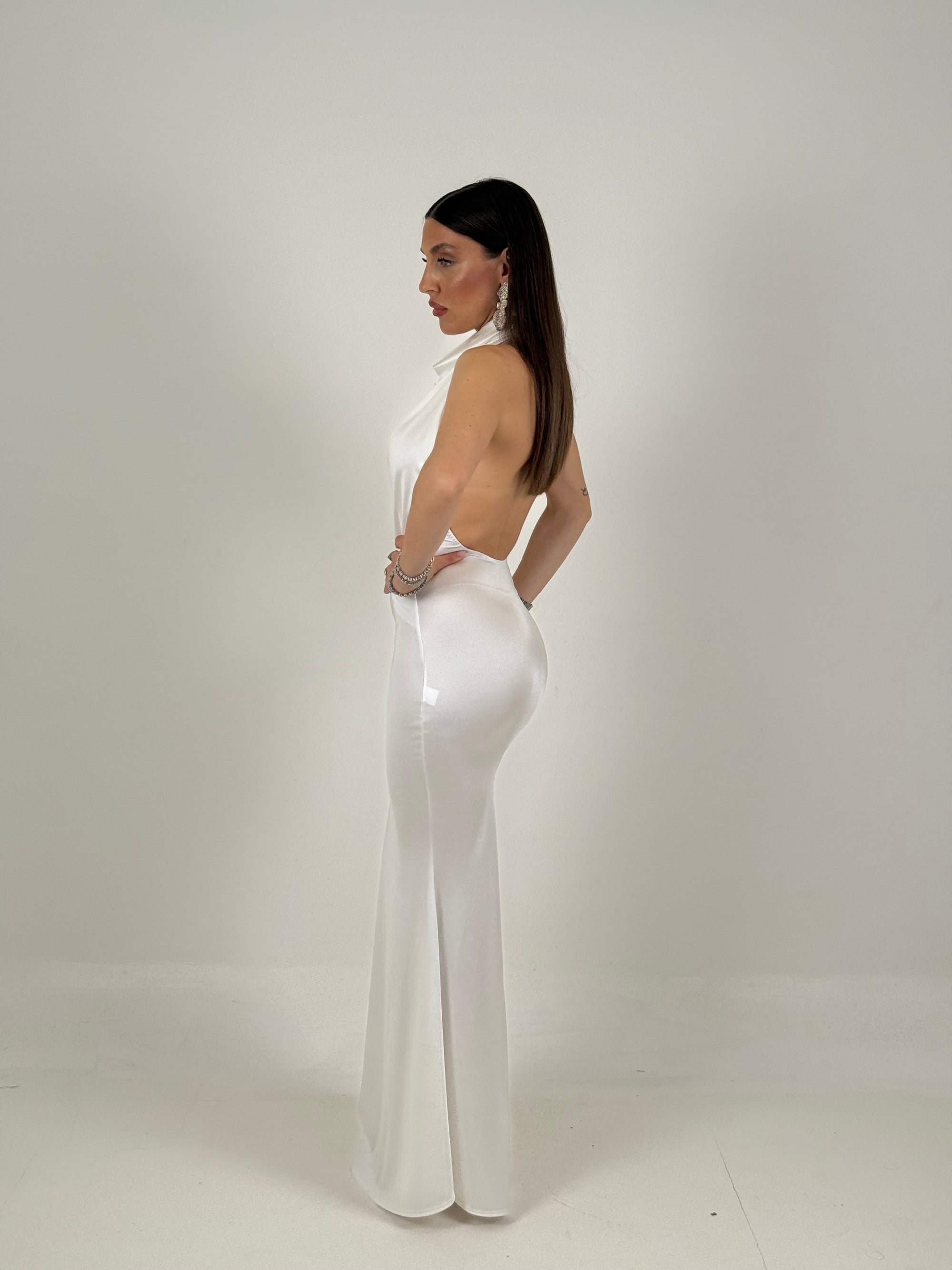 Abito OLIVIA - Abito lungo con schiena nuda