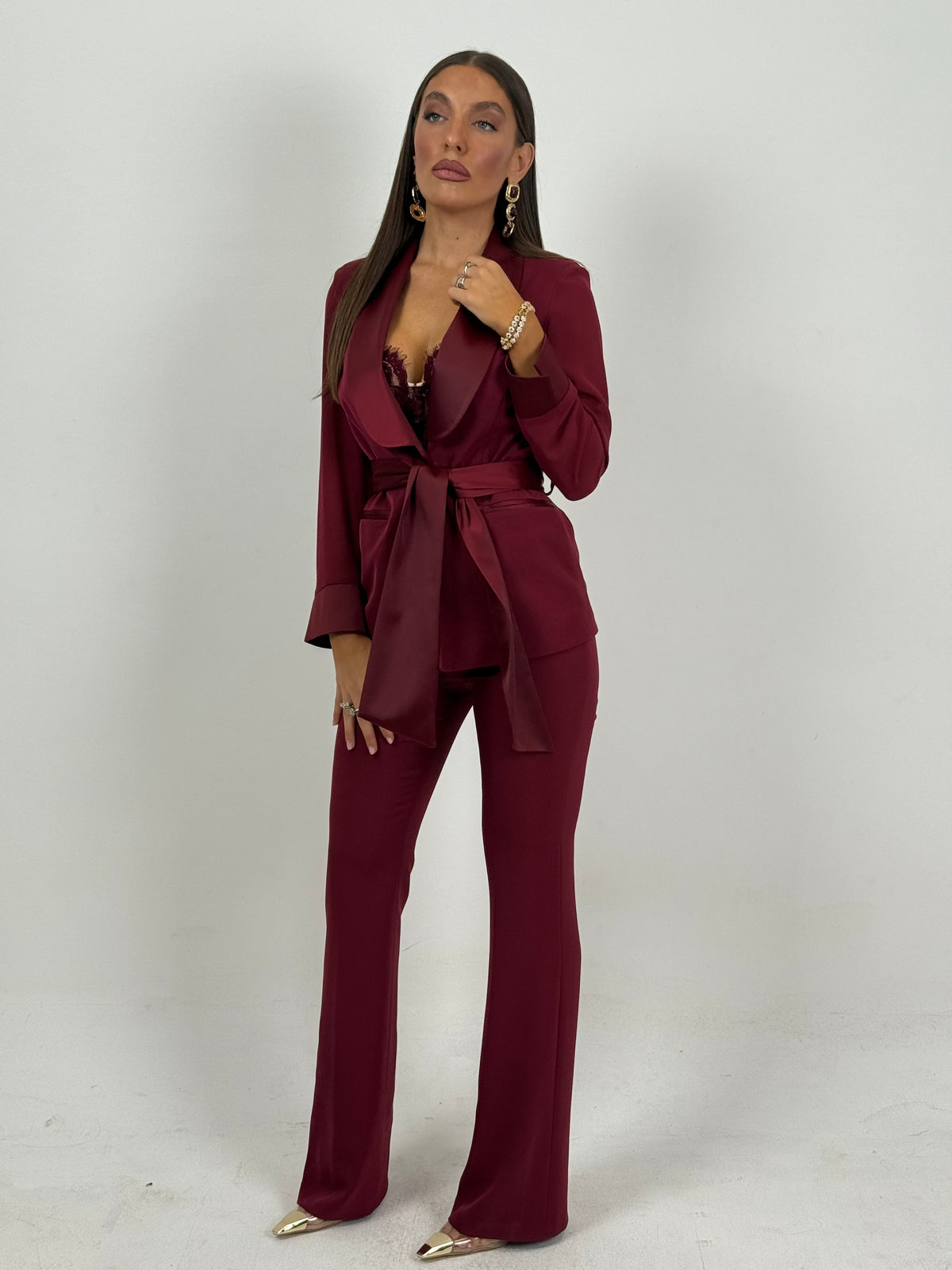 SALDO Tailleur KIBRIT - Tailleur sartoriale con maniche velate