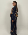 Cordset HERMOS - felpa e pantalone palazzo a fantasia