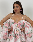 Abito rox - abito in chiffon con manica particolare scollo barca- collezione Chic
