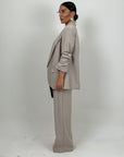 Tailleur DIAMOND - Giacca modello blazer e Pantaloni palazzo - top quality