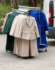 SALDO Tailleur MAELLE - Completo 3 pezzi top a  Giacca, panciotto e pantalone palazzo