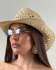Cappello paglia cow