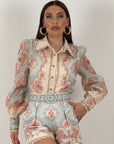 Cordset VANESSA - completo composto da camicia e pantaloncino con cintura