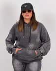 CURVY Tuta BLACK - COMPLETO FELPA E PANTALONE