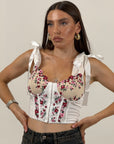 Top TED - bralette effetto bustino