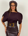 Blusa WOMAN - blusa con manica particolare- top quality